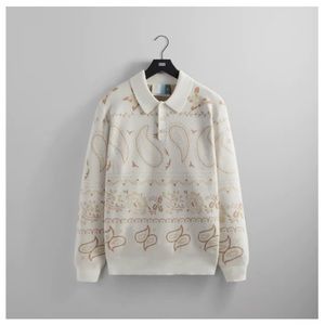 Kith Paisley Harmon Pullover - Waffle - S